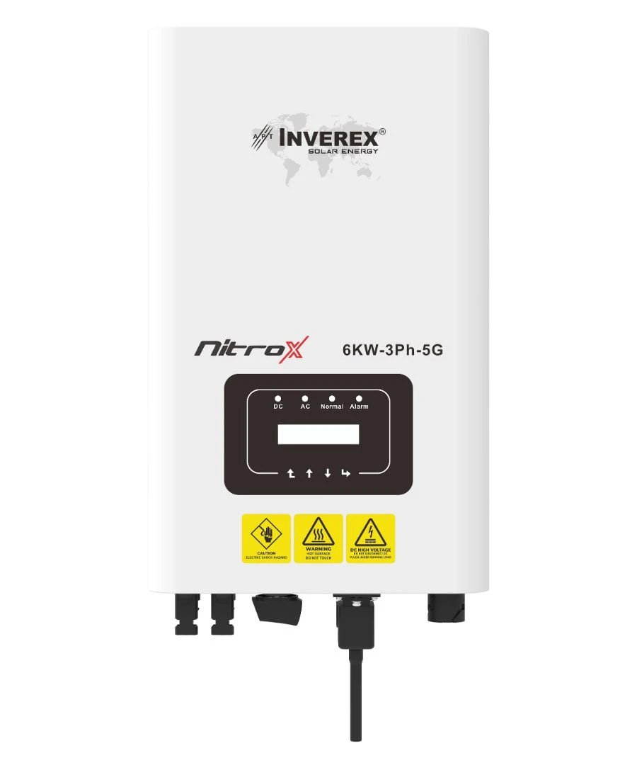 Inverex NitroX 6KW 3 Phase Inverter White Solar Energy Device